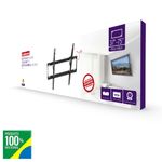 Suporte_Ultra_Slim_Inclinável_Para_Tv_Led_E_Lcd_de_37"_A_85"_Aço_Preto_Ref.SBRP615_Brasforma