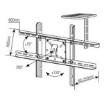 Suporte_Articulado_Para_Tv_Led_E_Lcd_de_10"_A_85"_Aço_Preto_Ref.SBRP430_Brasforma