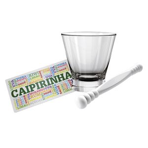 Kit Para Caipirinha Vidro 3 Peças - Euro Home