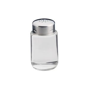 Saleiro/ Pimenteiro Vidro Tampa Inox 120ml - Euro Home