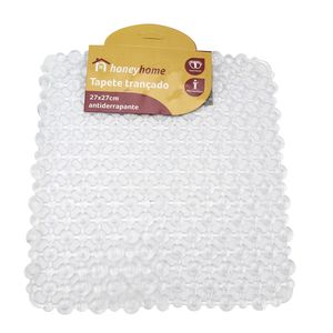 Tapete para Pia Antiderrapante Trançado Plástico Pvc 27x27cm - honeyhome