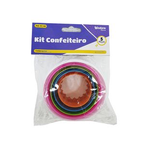 Kit Confeiteiro Redondo 5 Peças 5,4cm 6,5cm 7,4cm 8,5cm 9,6cm - Western Home