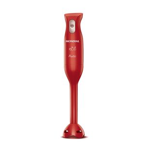 Mixer Vertical 200w Com Copo 600ml Lâmina Aço Inox Vermelho 127v - Mondial
