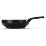 Frigideira_Wok_Inducão_28cm_Alumínio_Antiaderente_2,3mm_Preta_Com_Tampa_de_Vidro_Ref.44228_Multiflon
