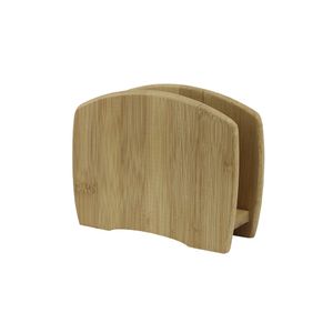 Porta Guardanapos Vertical Bambu 14x11x5cm - honeyhome