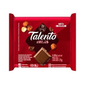Mini Chocolate Talento Ao Leite com Avelâs 25g 614 - Garoto