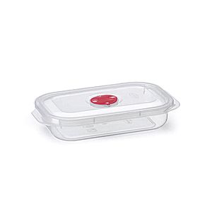 Marmita Fit Com Divisória Plástico Natural 6,2x10x18,4cm - Nitron