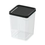 Pote_Quadrado_Modular_1,2L_Tampa_Preta_Plástico_14,6x11x11cm_Ref.322006003_Nitron