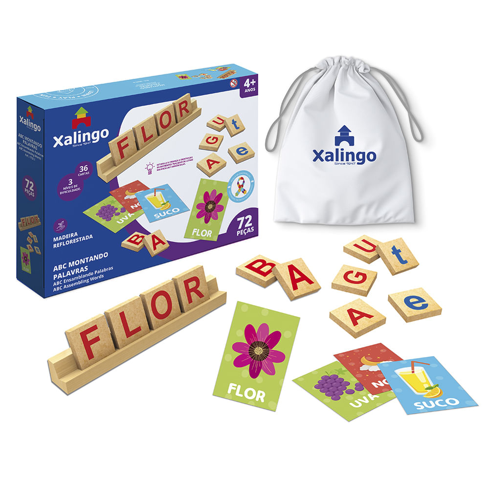 Jogo Educativo O Alfabeto - Pais & Filhos - lojasmel