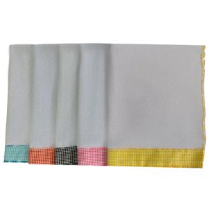 Kit 2 Panos Copa Algodão Pé de Galinha Barra Xadrez Sortido 48x68cm - Textil Silva