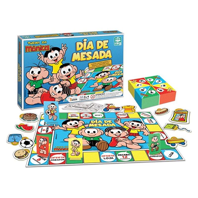 Jogo_Dia_de_Mesada_Turma_da_Monica_Plastico_Colorido_Ref.0760_Nig_Brinquedos