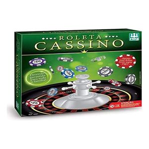Jogo Roleta Cassino Plástico Colorido - Nig Brinquedos