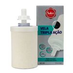 Vela_Para_Filtro_Tripla_Ação_Cerâmica_Microporosa_Branca_Ref.613_Salus