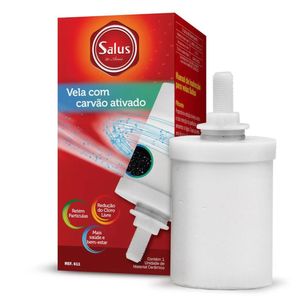 Vela Para Filtro Com Carvão Ativado Cerâmica Microporosa Branca 611 - Salus