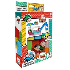 Blocos de Montar Hora do Mergulho Turma da Mônica Playset Plástico Colorido - Monte Libano