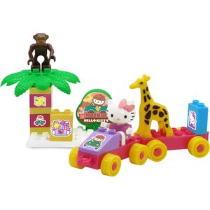 Blocos de Montar Passeio Na Selva Hello Kitty Playset Plástico Colorido - Monte Libano