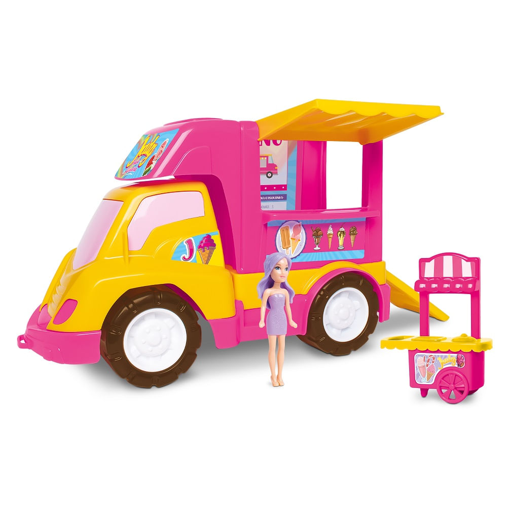 Barbie food sales truck car toy