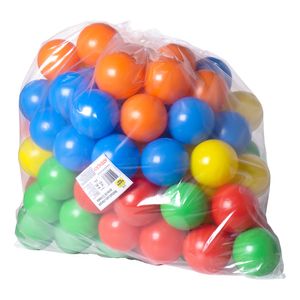 Kit Bolinha Para Piscina Plástico Colorido 100 Unidades - Samba Toys