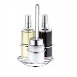Conjunto_Galheteiro_Spray_Em_Vidro_Transparente_Com_Suporte_E_Tampa_Inox_3_Peças_Ref.802225_Forma