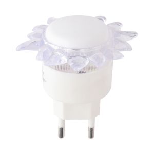 Luz Noturna Led Sol Plástico Transparente 7cm - Moment