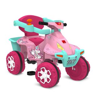 Quadriciclo Smart Quad Passeio & Pedal Plástico Rosa - Bandeirante