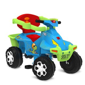Quadriciclo Smart Quad Passeio & Pedal Plástico Azul E Verde - Bandeirante