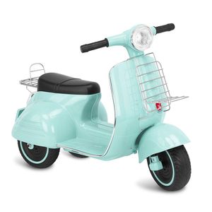 Lambreta Elétrica 6v Aço Turquesa 2904 - Bandeirante