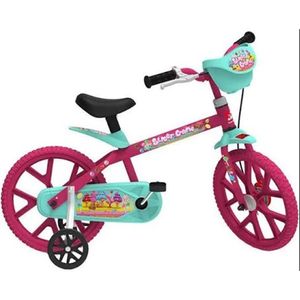Bicicleta Aro 14 Sweet Game Aço Pink - Bandeirante