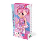Boneca_Pretty_Collection_Pink_Em_Vinil_Vestido_Rosa_Ref.692_Milk