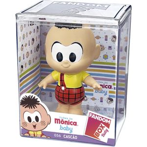 Boneco Fandombox Cascão Turma da Mônica Vinil 3245 - Líder Brinquedos