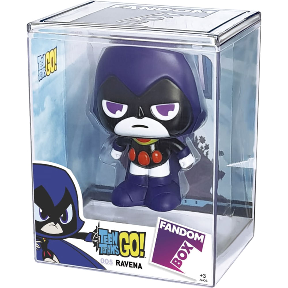 Boneco Fandombox Ravena Jovens Titans Vinil 3239 - Líder Brinquedos -  lojasmel