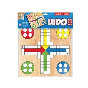 Jogo Ludo Solapa Madeira  Colorido 10783 - Coluna