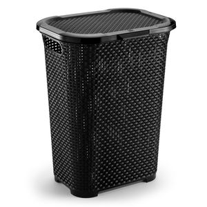Cesto Rattan Preto 30 Litros - Monte Líbano