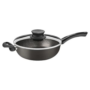 Fritadeira Multiuso Paris Alumínio Antiaderente Starflon Max Tampa Vidro Chumbo 24cm - Tramontina
