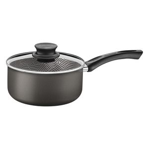 Panela Paris Alumínio Antiaderente Starflon Max Tampa Vidro Chumbo 16cm - Tramontina