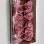 Laço_Natalino_Tecido_Rosa_Caixa_com_12_Unidades_Ref.CXF565_Galpão_das_Flores
