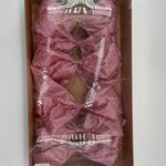 Laço_Natalino_Tecido_Rosa_Caixa_com_12_Unidades_Ref.CXF565_Galpão_das_Flores
