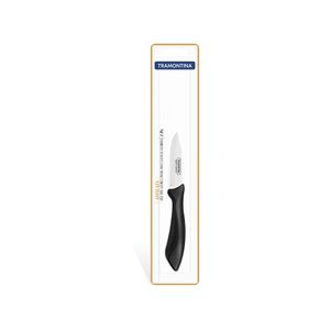 Faca Legumes E Fruta Affilata 3" Inox Cabo Polipropileno Preto - Tramontina