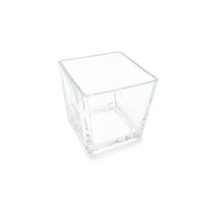 Vaso Quadrado Vidro Transparente 12x12cm W34753 - Winmax