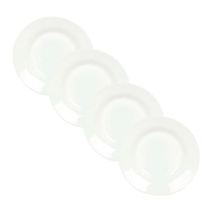 Kit com 4 Pratos Opaline Menu Fundo 23cm - Nadir