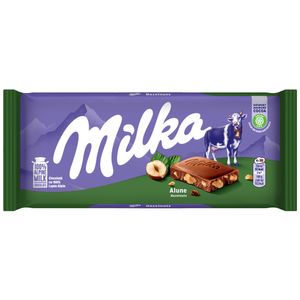 Barra de Chocolate Com Avelãs 100g 101030 - Milka
