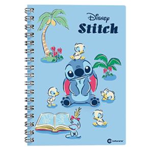 Caderno Universitário Stitch 10 Matérias Capa Dura 707010210 - Culturama
