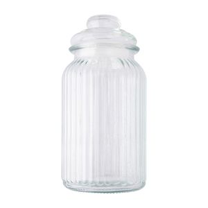 Pote Hermético Baumer Vidro 1350ml 11,2x11,2x22,3cm - honeyhome