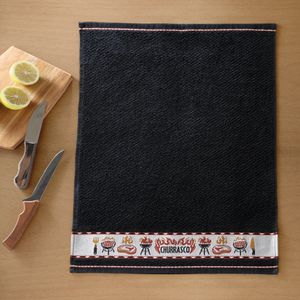 Pano de Copa Jacquard Vida Ii Fj7647 Liso Churrasco 45x70cm 5783062 - Dohler