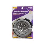 Ralo_Silicone_Com_Cesto_Flexivel_Cinza_11,6cm_Ref.RL117_Western