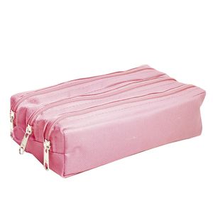 Estojo Feminino Triplo Pink 084pi - Dac