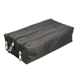 Estojo Escolar Básico Triplo Preto 084PR - Dac