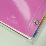 Fichário_Colegial_Basic_Vision_Cristal_Rosa_192_Folhas_Ref.3990_Dac