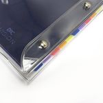 Fichário_Colegial_Basic_Vision_Cristal_Azul_192_Folhas_Ref.3989_Dac
