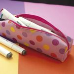 Estojo_Escolar_Médio_Tecido_Estampa_Poá_Colorido_Sortido_Ref.4031_Dac